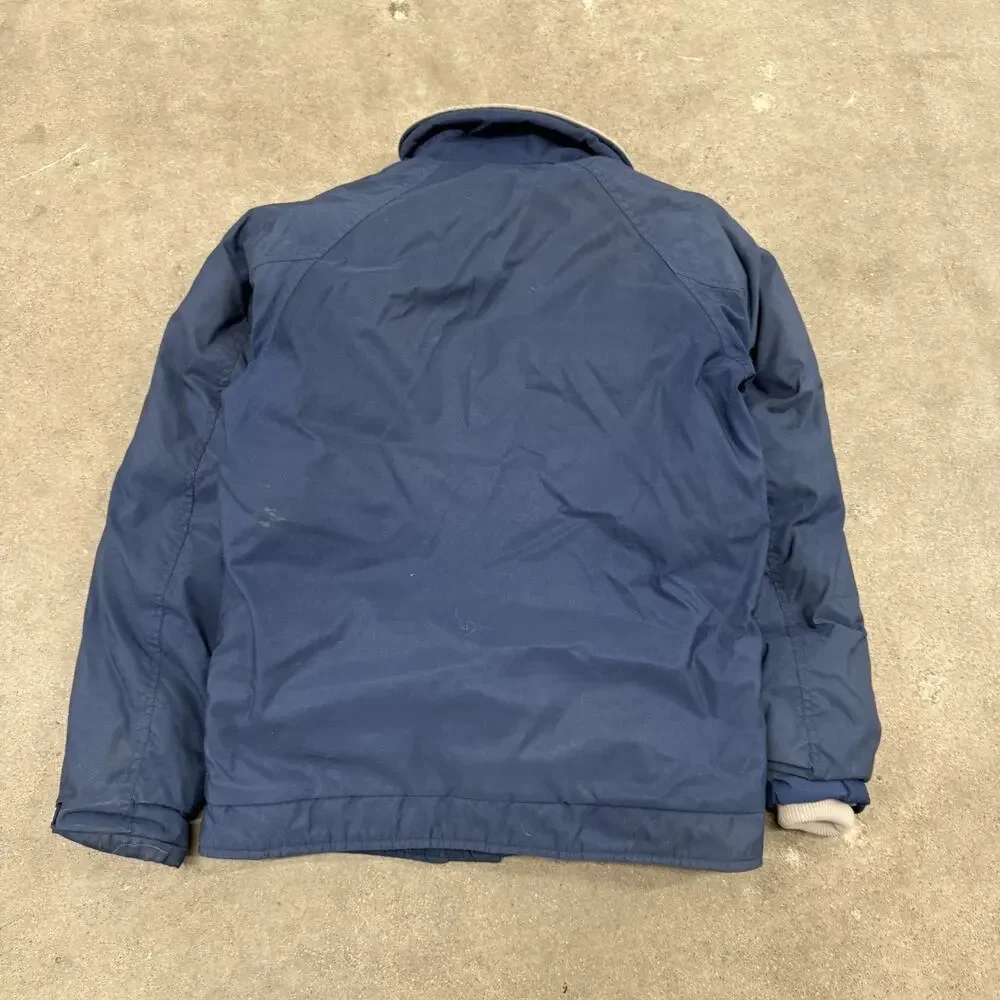 Vintage 70s The North Face TNF Goose Down Puffer Jacket Mens Sz Small Navy Blue